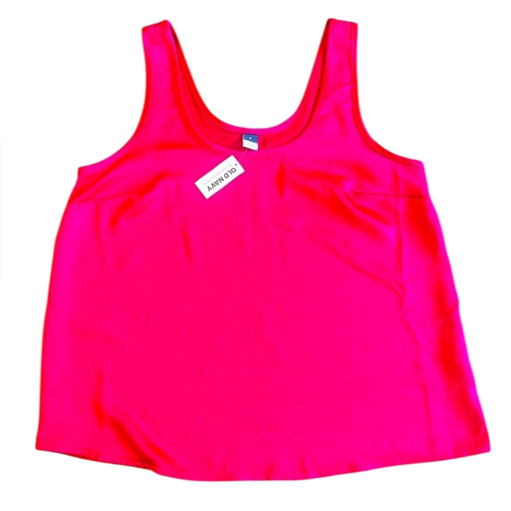 Old Navy Sleeveless Shell Top – Berry Fine Pink – NWT – Small/Medium